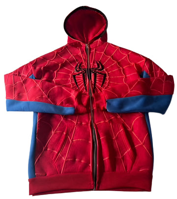 Spidey Society OG Red Zip-Up Hoodie Mens/Womens