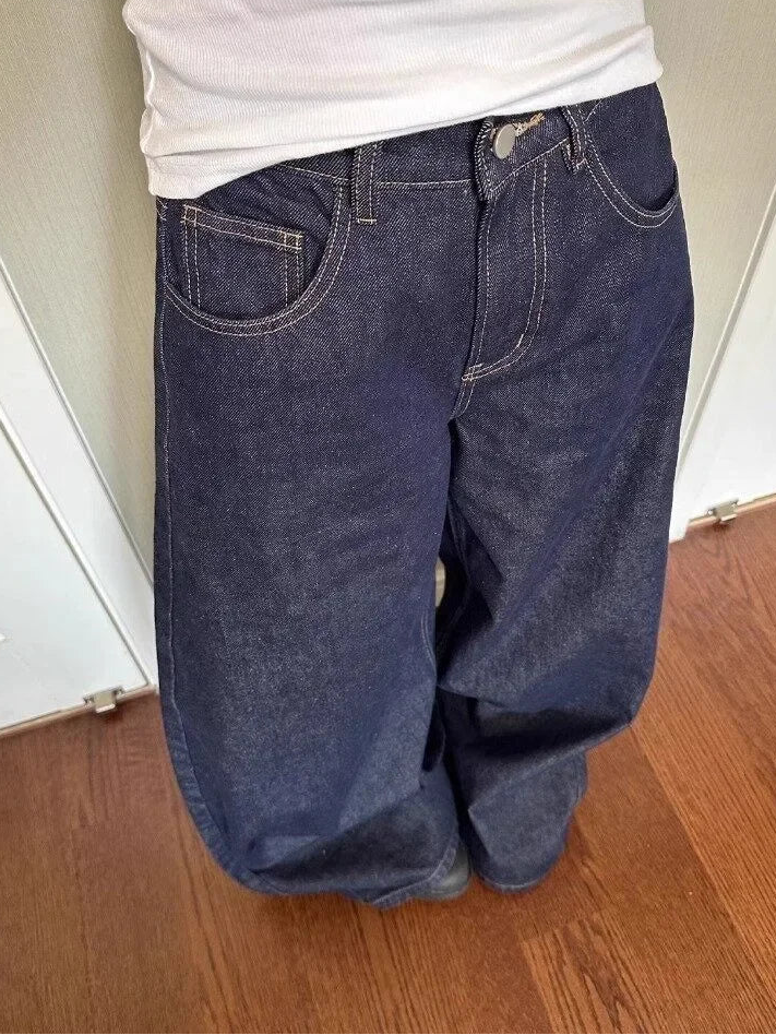 Blue Raw Denim Jeans