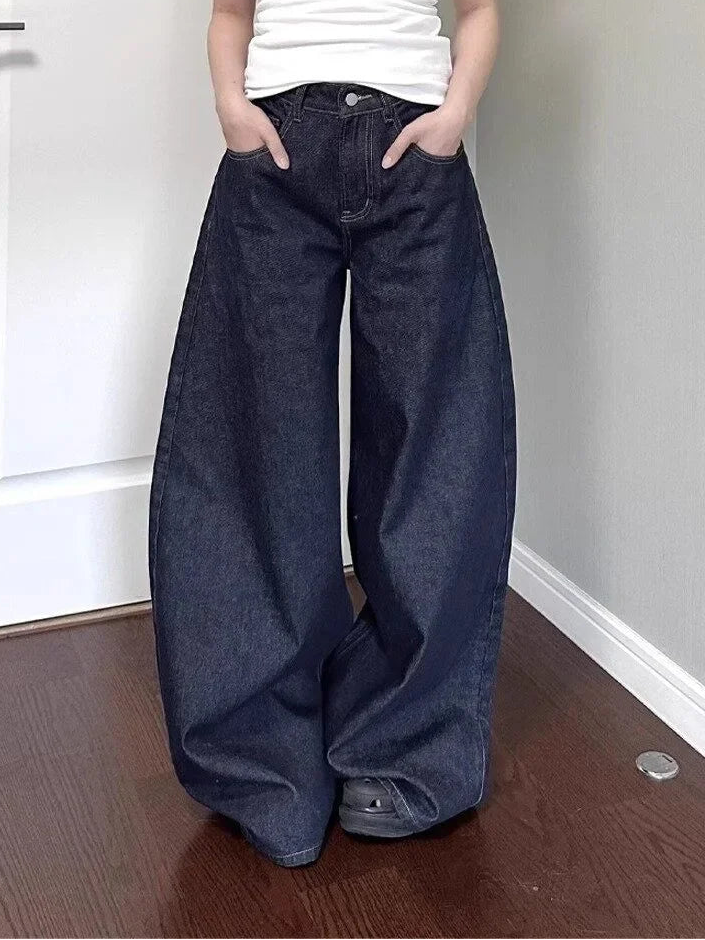Blue Raw Denim Jeans