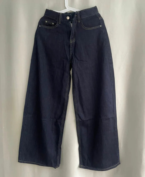 Blue Raw Denim Jeans